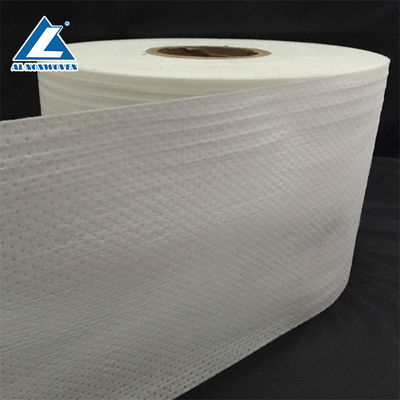 China Pañal no tejido elástico del rollo de la tela de la cinta lateral adhesiva del corte de S en el color blanco proveedor