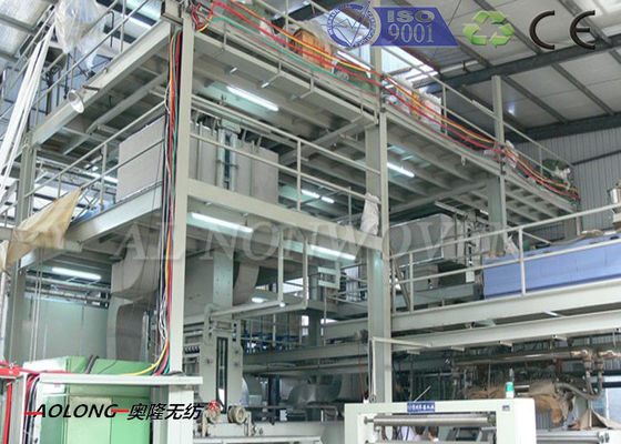 China tela no tejida de los haces dobles de 200KW 2400m m que hace la máquina para el traje de la operación proveedor