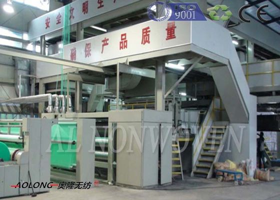 China Máquina no tejida profesional de la tela de SMS Spunbond PP para el traje 0~350m/min de la operación proveedor