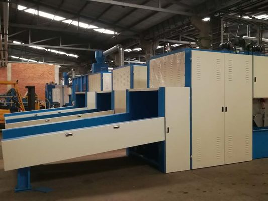 China Máquina del abrelatas de la fibra de las lanas de la alta capacidad, máquina no tejida de poco ruido de la prensa proveedor