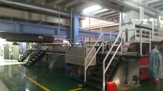 China máquina no tejida de Spunbond de la anchura de 2400m m, cadena de producción no tejida de la tela proveedor